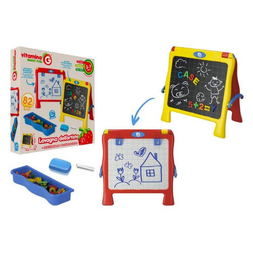 Lavagna gioco Globo 05596 VITAMINA G Magnetica 2 in 1 con accessori e
