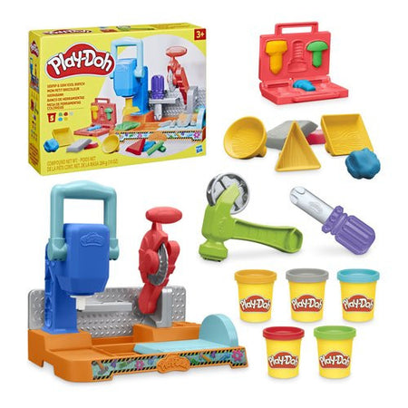 Pasta modellabile Hasbro F91415L0 PLAY DOH Banco Falegnameria
