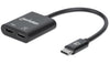 Adattatore Audio USB-C&trade Maschio 2x USB-C&trade Femmina