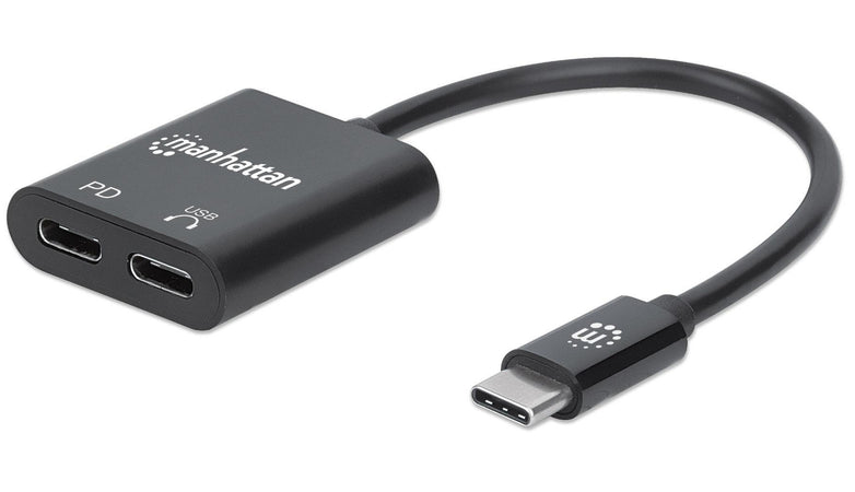 Adattatore Audio USB-C&trade Maschio 2x USB-C&trade Femmina