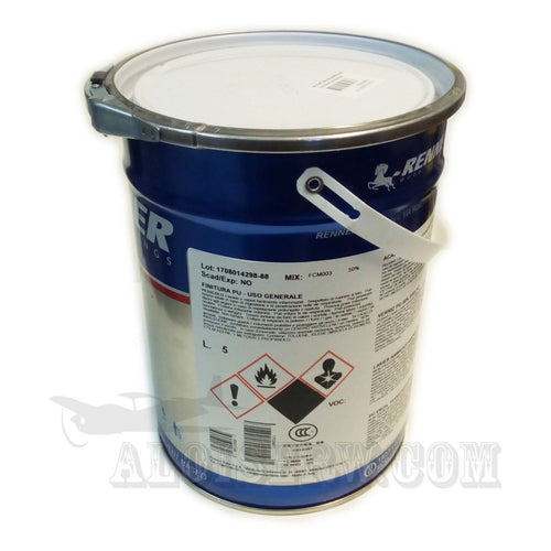 Renner finitura trasparente poliuretanica pu solvente FOM003 5Kg netti uso generale 40 gloss
