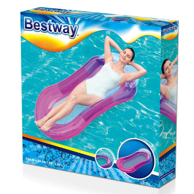 Bestway 43103 Lettino Gonfiabile da Piscina Aqua Lounge Assortito