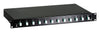 Cassetto Ottico 19'' con 12 bussole LC Duplex Multimodale OM3 Nero