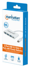 Hub USB 3.2 Gen 1 USB-C&trade con 3 Porte USB tipo A e Alimentazione