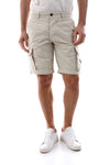 40WEFT shorts e bermuda uomo 40weft nick 2122/1653 - 6874/1187 w1725 ecru da uomo