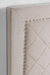 Testiera per letto Ahura con struttura in compensato da 160 x 8 x 120 cm