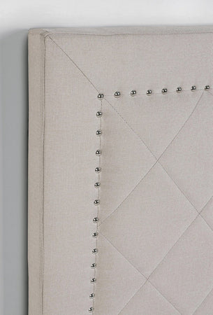 Testiera per letto "Ahura" con struttura in compensato da 160 x 8 x 120 cm
