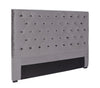 Testiera per letto Caspar con struttura in compensato da 160 x 8 x 120 cm