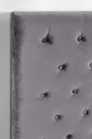 Testiera per letto "Caspar" con struttura in compensato da 160 x 8 x 120 cm