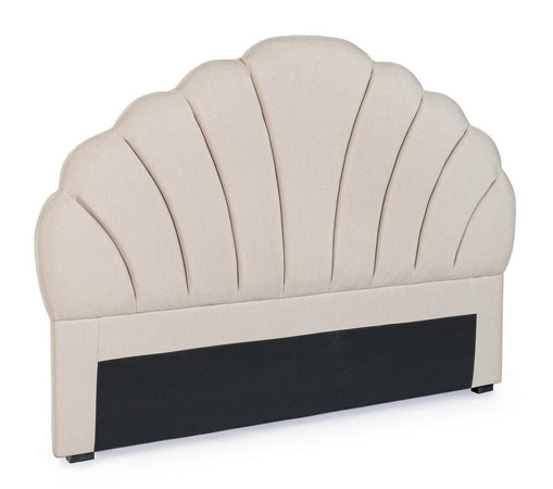 Testiera per letto "Azar" color naturale, struttura in legno, da 169 x 7 x 124 cm