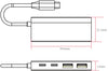 Hub USB3.2 2 Porte USB-A e 2 Porte USB-C&trade