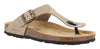 Grunland infradito Sara in pelle col. kaki CC6001