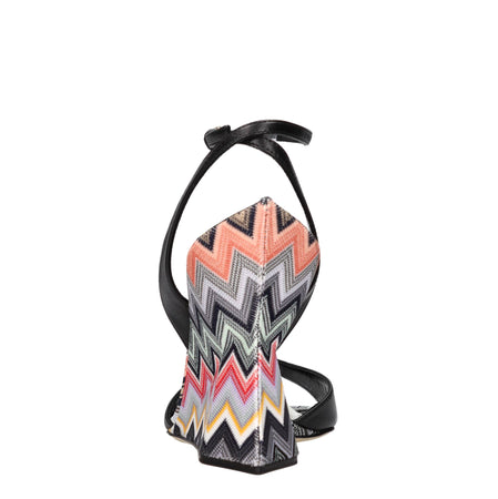 Missoni Scarpe con Tacco Nero da donna