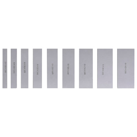 Blocchi Paralleli 100 mm 18 pezzi 10-42 mm Perfette per Diverse Applicazioni