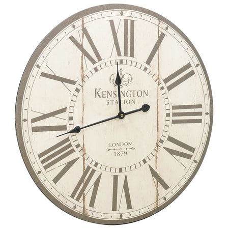 Orologio Da Parete Grande Multicolore 60 cm MDF Shabby Chic