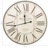 Orologio Da Parete Grande Multicolore 60 cm MDF Shabby Chic