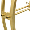 Orologio da Parete in Ferro Robusto 52cm Design Elegante e Minimalista Oro