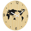 Orologio a Parete Giallo e Nero 30x4cm in Legno Multistrato