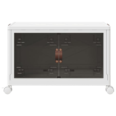 Scatola Portaoggetti Impilabile con Ruote Design Versatile e leggero 64x40x41 cm