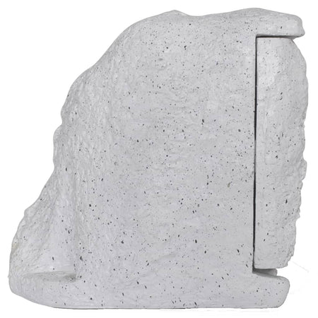 Presa Elettrica da Giardino Design Pietra in Resina 2 Prese Timer Meccanico