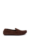 Frau mocassini uomo driver in velour brown 12B0