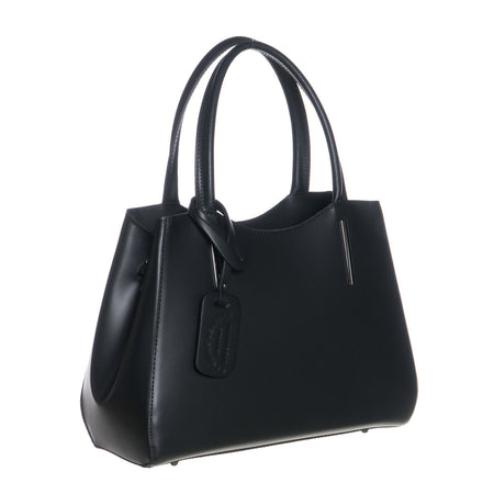 Aragona - Borsa da Donna Nera In Vera Pelle