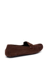 Frau mocassini uomo driver in velour brown 12B0