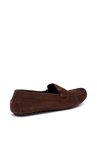 Frau mocassini uomo driver in velour brown 12B0
