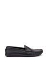 Frau mocassini uomo driver in pelle black nero 12M0
