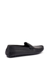Frau mocassini uomo driver in pelle black nero 12M0