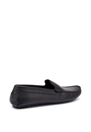 Frau mocassini uomo driver in pelle black nero 12M0