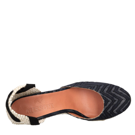 Missoni Scarpe con Tacco Blu da donna