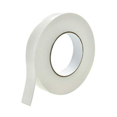 10 PZ - NASTRO BIADESIVO SPUGNA BIANCO PELLICOLA WHITE 25MM x 1.9MT