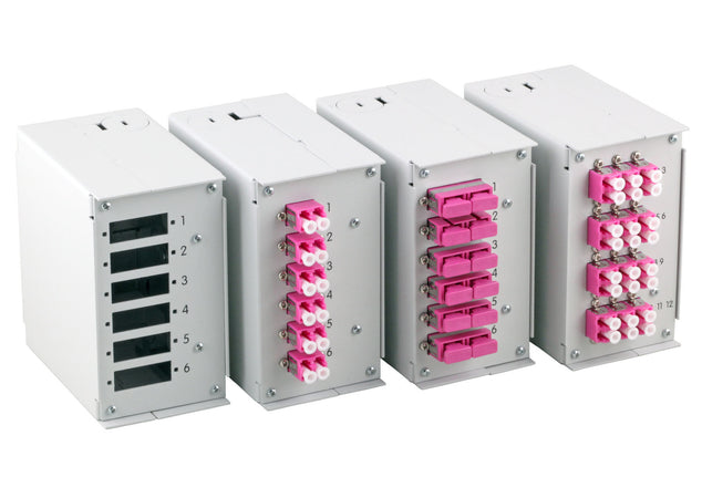 Pannello Frontale 12 Connessioni SC-Simplex LC-Duplex per Box Ottico
