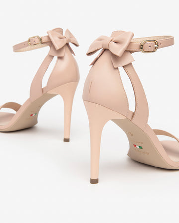 Nero Giardini sandali donna rosa con fiocco E410111DE606