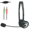 Cuffie Stereo con Microfono e Regolazione del Volume