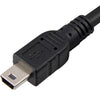Cavo USB 2.0 ad Y 2xA maschio/mini B maschio 0,6 m