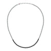 Collana SECTOR uomo Basic acciaio / nero