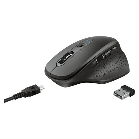 Mouse Trust 23812 Ozaa Rechargeable Black