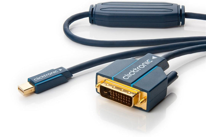 Cavo Mini DisplayPort (Thunderbolt) a DVI-D 24+1 2m Alta Qualit&agrave