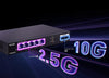 Switch con 5 porte 2.5G Ethernet e 2 slot SFP+ da 10G, TEM2007X