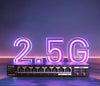 Switch con 8 porte 2.5G Ethernet e 2 porte SFP+ da 10G, TEM2010X