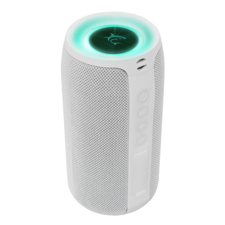 Altoparlante Wireless BT V5.0 Speaker Luce LED TF USB Bianco