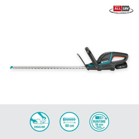 Tagliasiepi GARDENA ComfortCut 60/18V P4A