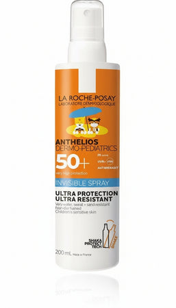 La roche posay anthelios ped spray invisibile protezione solare bimbi spf50+ 200ml