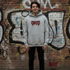 Felpa Ghettoblaster Metal hoodie heather grey