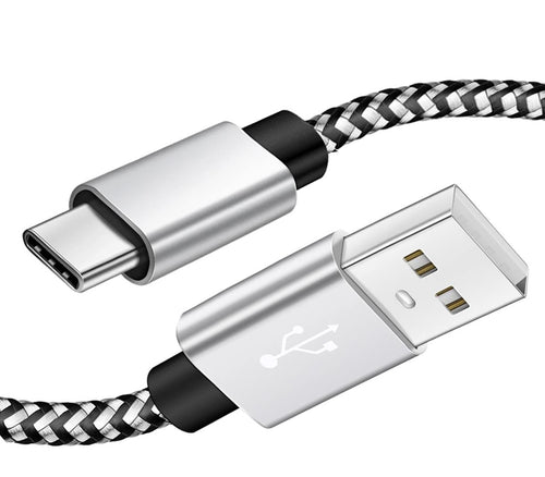 Cavo USB A Maschio 2.0 / USB-C&trade Maschio 3A 0,5 m Alluminio