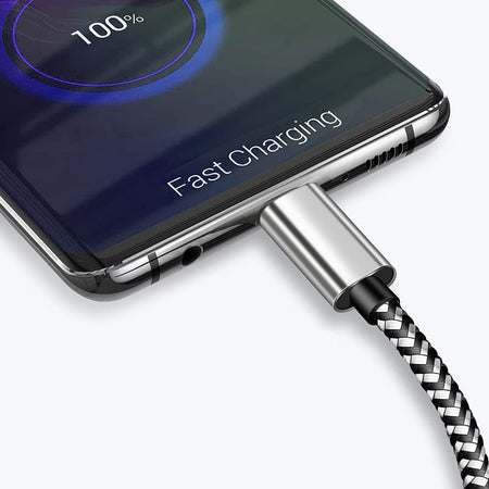 Cavo USB-C&trade Maschio 2.0 / USB-C&trade Maschio 3A 2 m Alluminio
