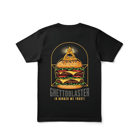 T-shirt Ghettoblaster Burger Trust black