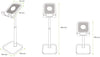 Supporto Universale Porta Smartphone e Tablet ad Altezza Regolabile